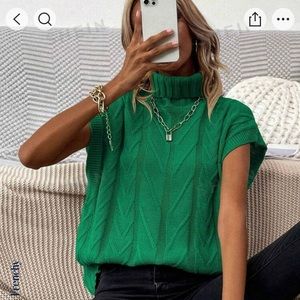 Turtleneck Sweater Vest